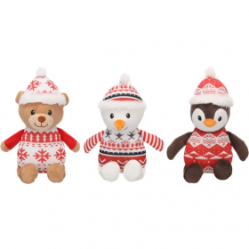 Flamingo CHRISTMAS TOY SWETTA SEVERAL COLOURS 19x9x31см. - плюшена коледна играчка